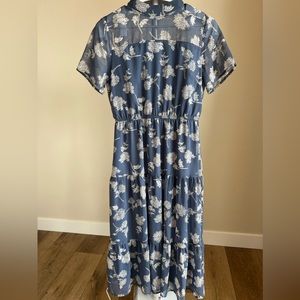 Bohme Blue Floral Maxi dress